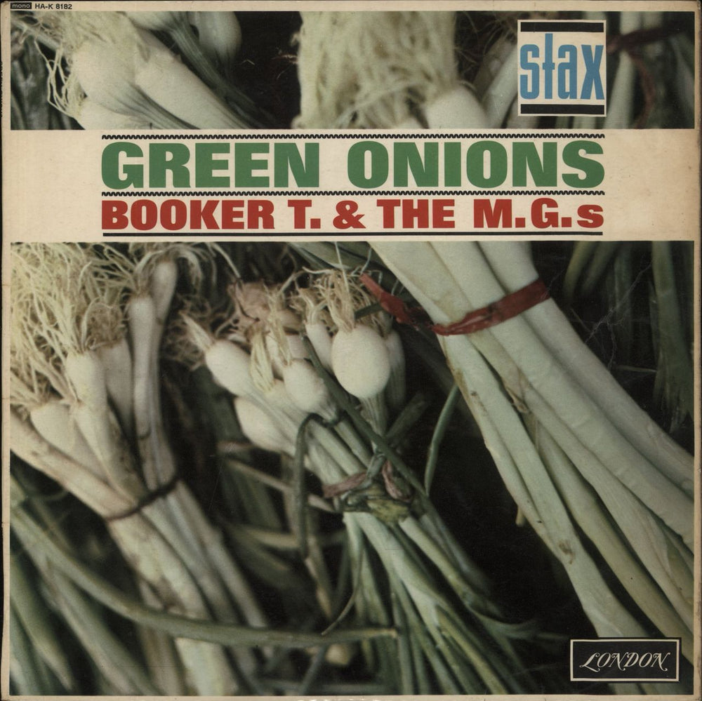 Booker T. & The M.G.'s Green Onions - 1st UK vinyl LP album (LP record) HA-K8182