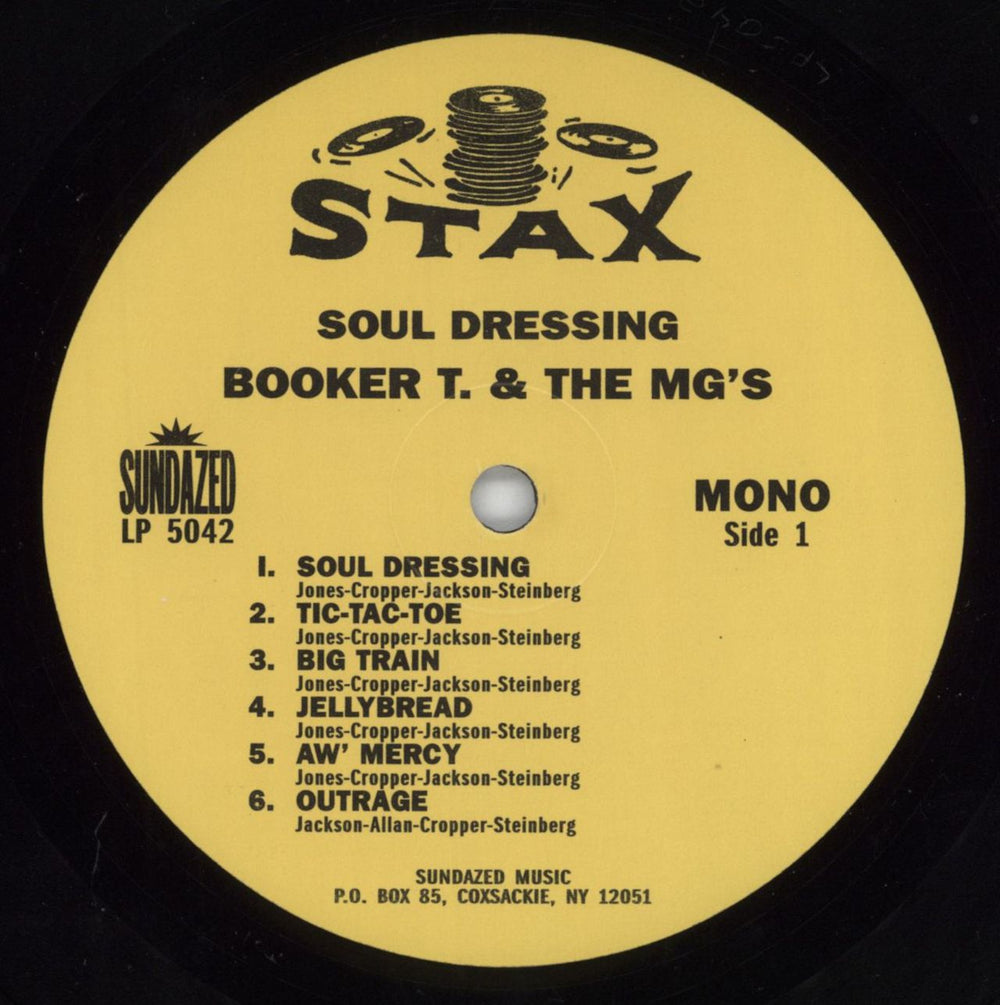 Booker T. & The M.G.'s Soul Dressing -EX US vinyl LP album (LP record) BKTLPSO805354