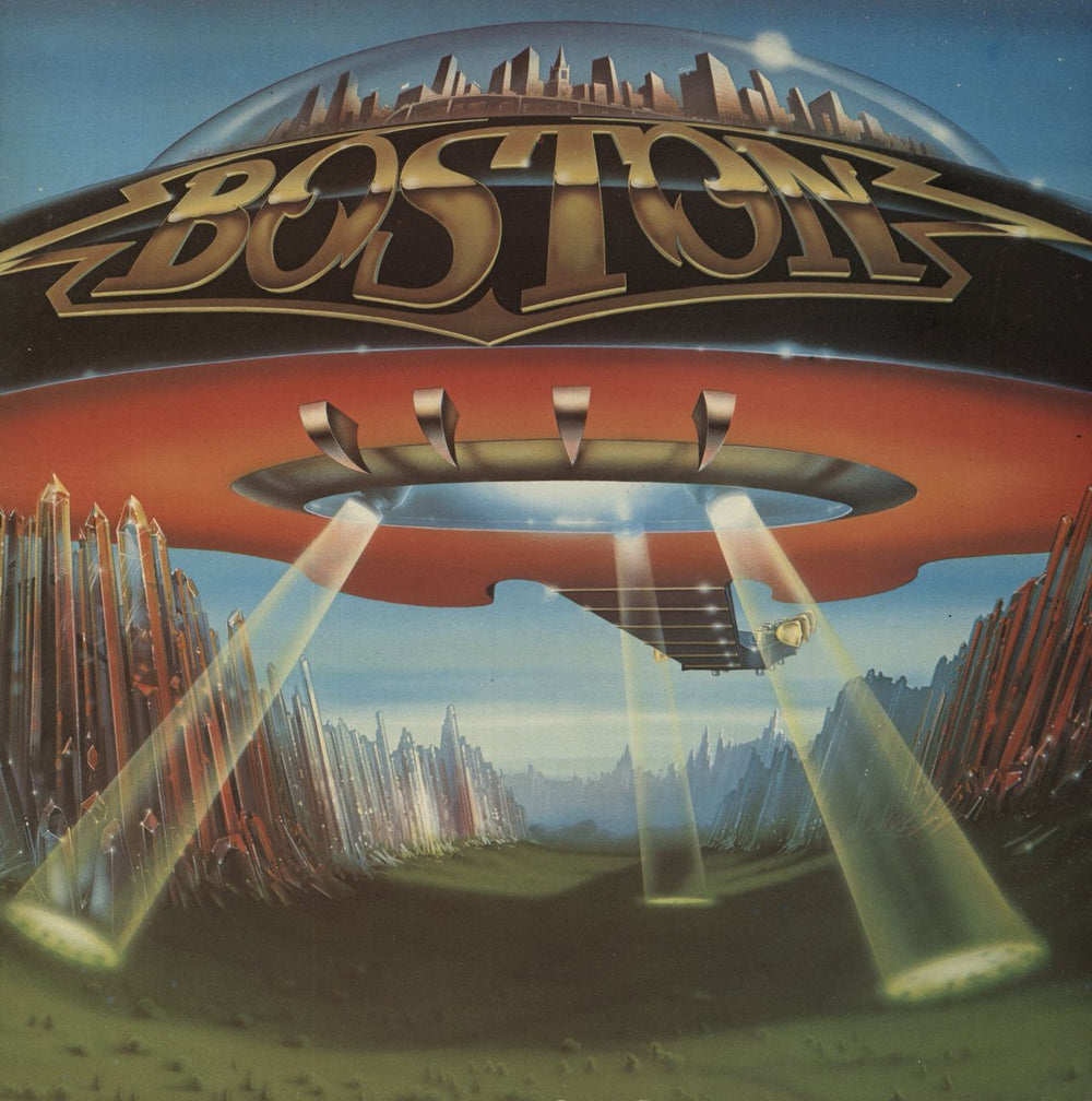 Boston Don't Look Back - EX UK vinyl LP album (LP record) EPC86057