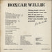 Boxcar Willie Boxcar Willie UK vinyl LP album (LP record)