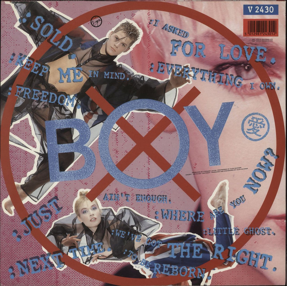 Boy George Sold UK vinyl LP album (LP record) 5012981243012
