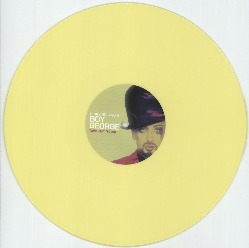 Boy George You're Not the One - RSD 2025 - Yellow Vinyl UK 12" vinyl single (12 inch record / Maxi-single) BOY12YO862121