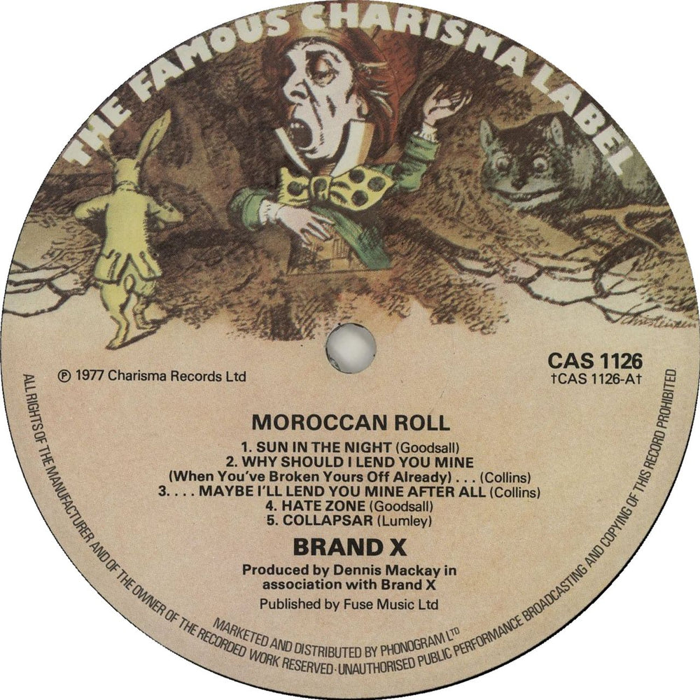 Brand X Moroccan Roll - 1st UK vinyl LP album (LP record) BDXLPMO579977