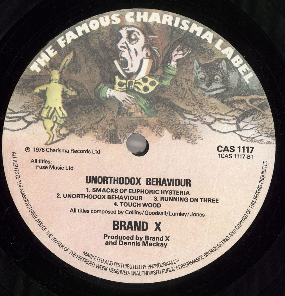 Brand X Unorthodox Behaviour - 1st UK vinyl LP album (LP record) BDXLPUN710775