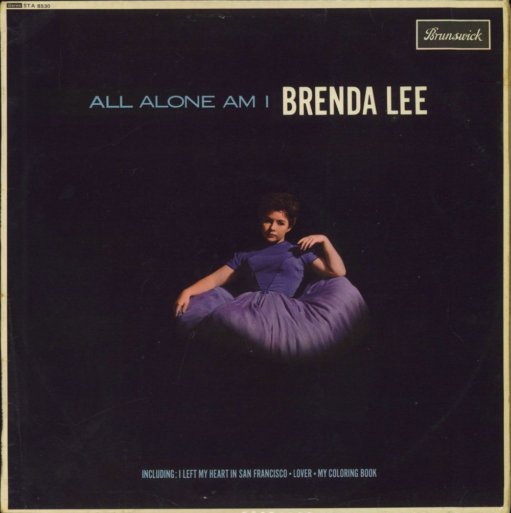 Brenda Lee All Alone Am I UK vinyl LP album (LP record) STA8530