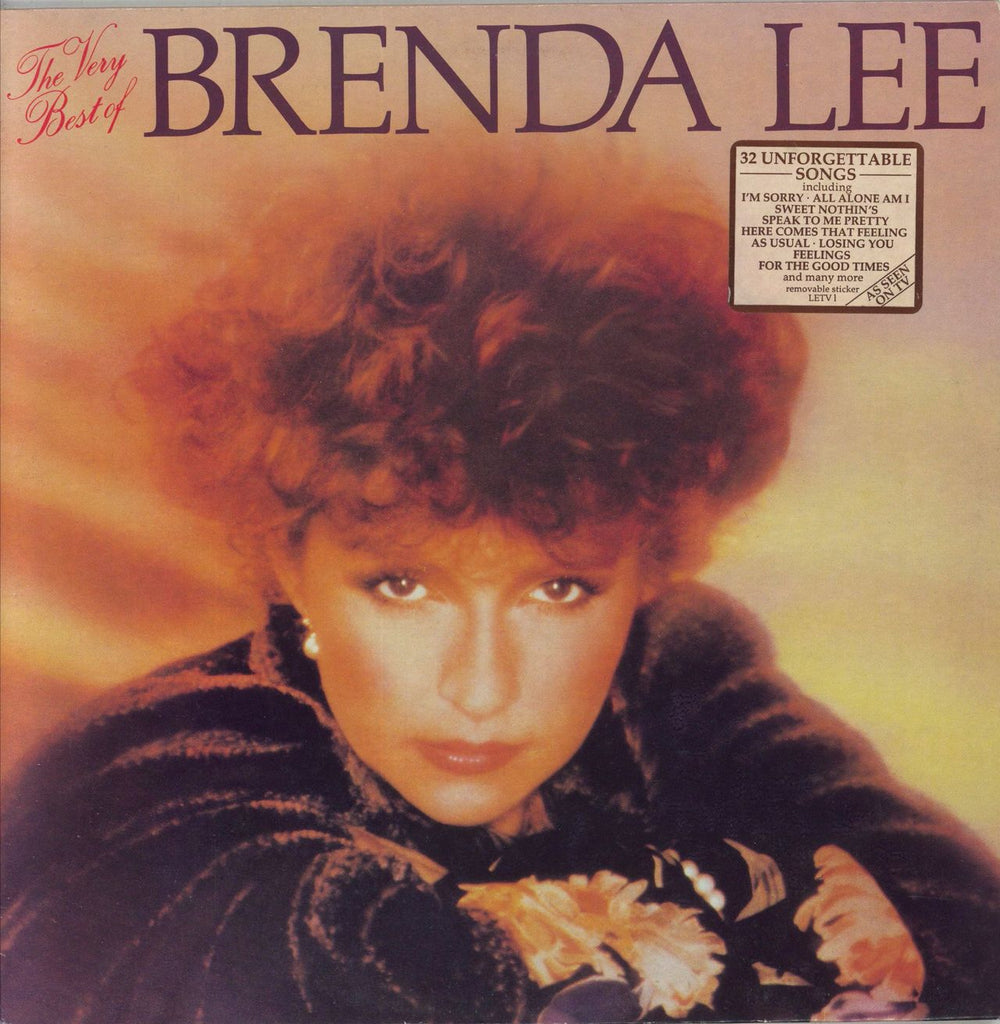 Brenda Lee The Very Best Of Brenda Lee - Hype stickered UK 2-LP vinyl record set (Double LP Album) LETV1