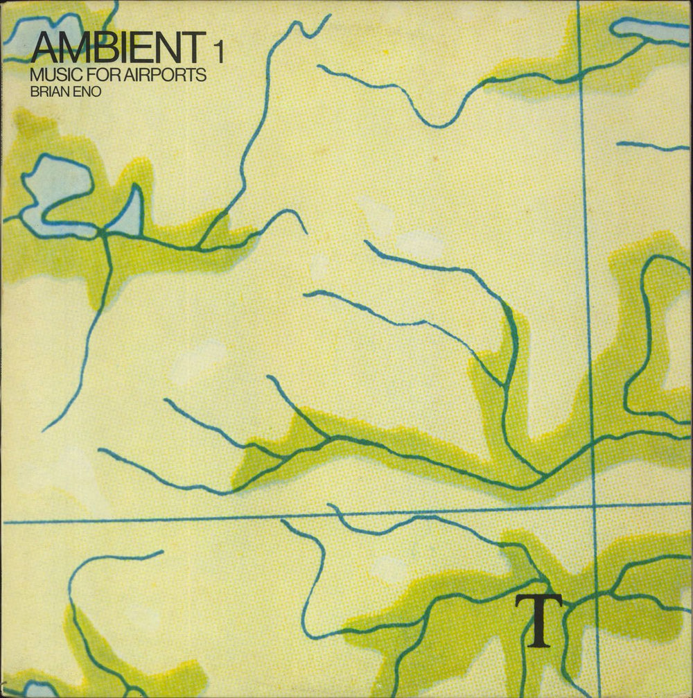 Brian Eno Ambient #1 Music For Airports - VG UK vinyl LP album (LP record) AMB001