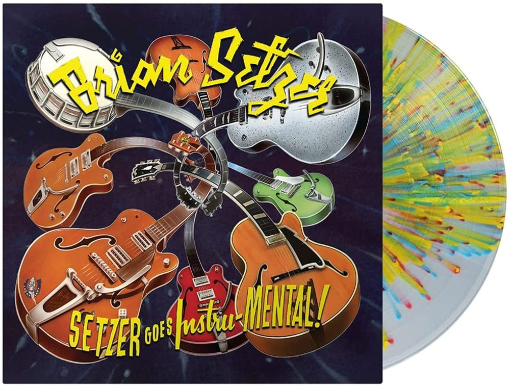 Brian Setzer Setzer Goes Instru-MENTAL! - Splatter Vinyl - Sealed UK vinyl LP album (LP record) SD2332911