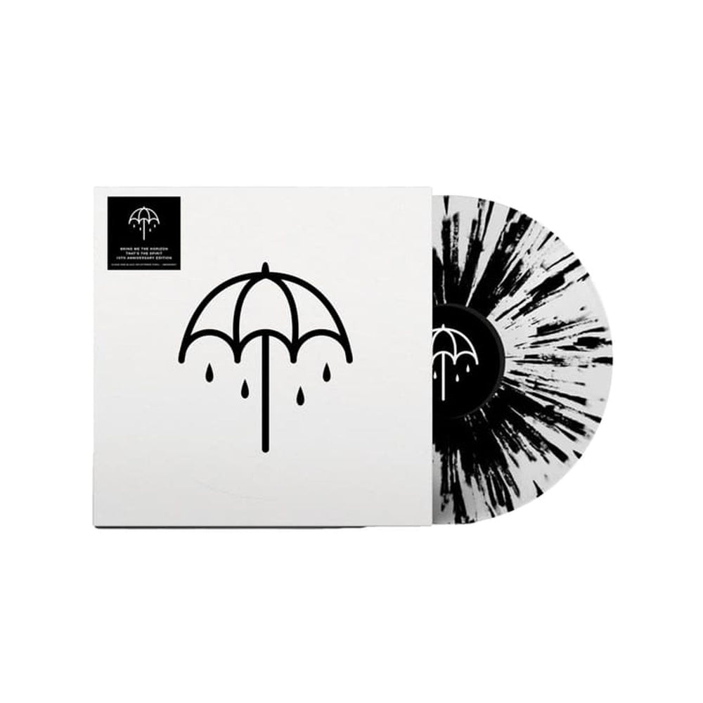 Bring Me The Horizon That's The Spirit - 10th Anniversary Edition - Clear With Black Splatter Vinyl UK vinyl LP album (LP record) 19802978301
