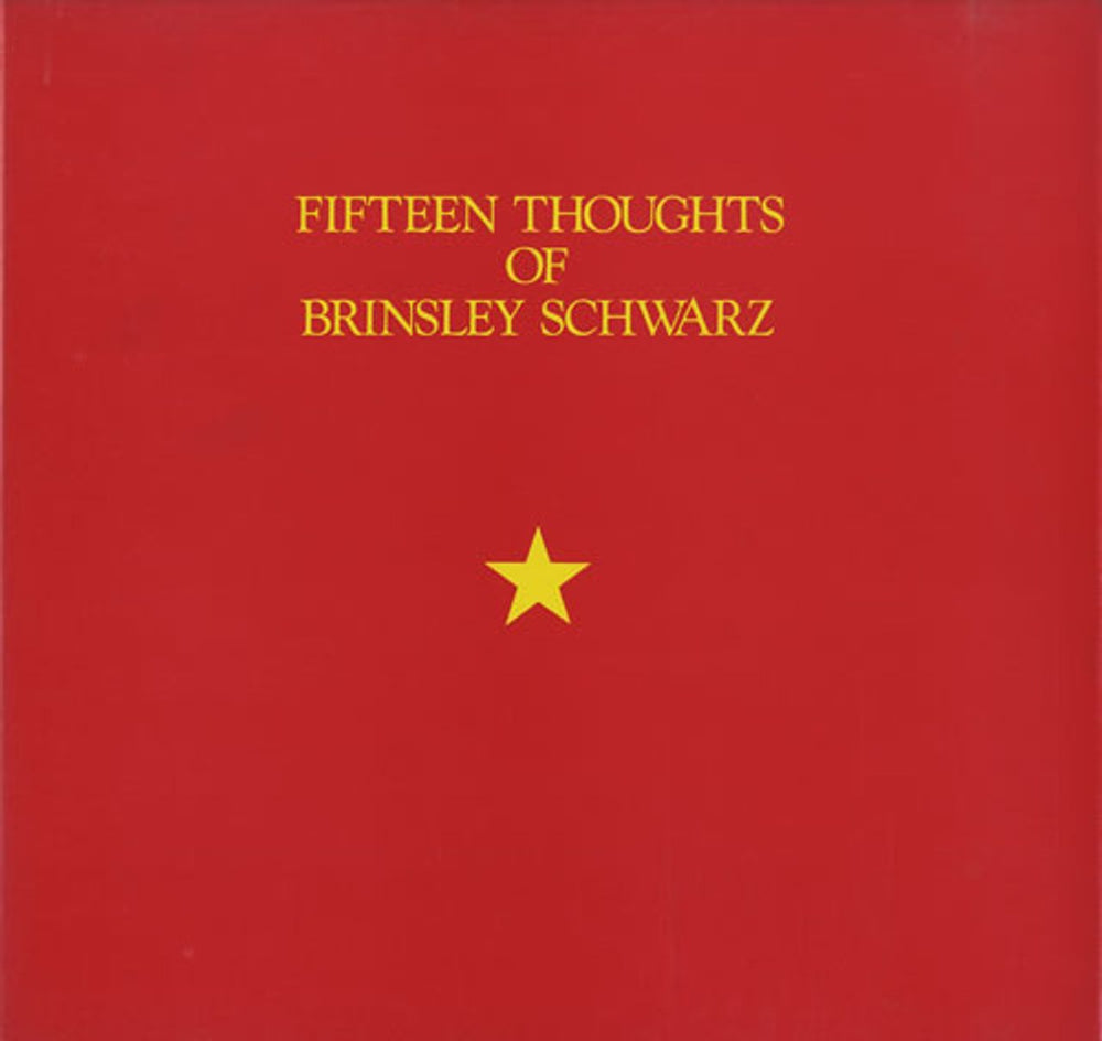 Brinsley Schwarz Fifteen Thoughts Of Brinsley Schwarz UK vinyl LP album (LP record) UAK30177