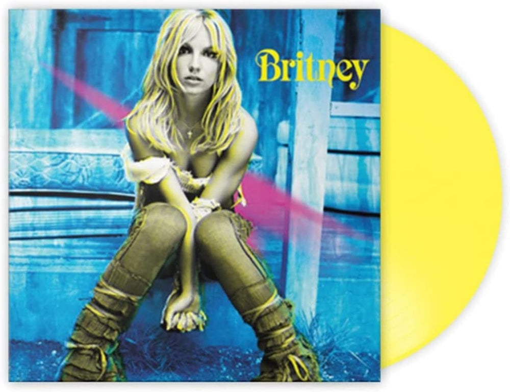 Britney Spears Britney - Yellow Vinyl - Sealed UK vinyl LP album (LP record) 19658779141