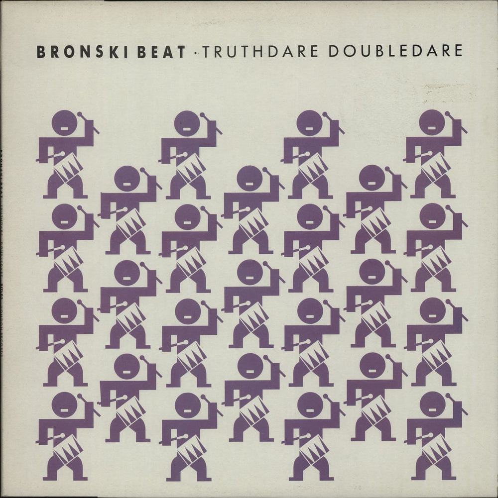 Bronski Beat Truthdare Doubledare - Purple sleeve UK vinyl LP album (LP record) BITLP3