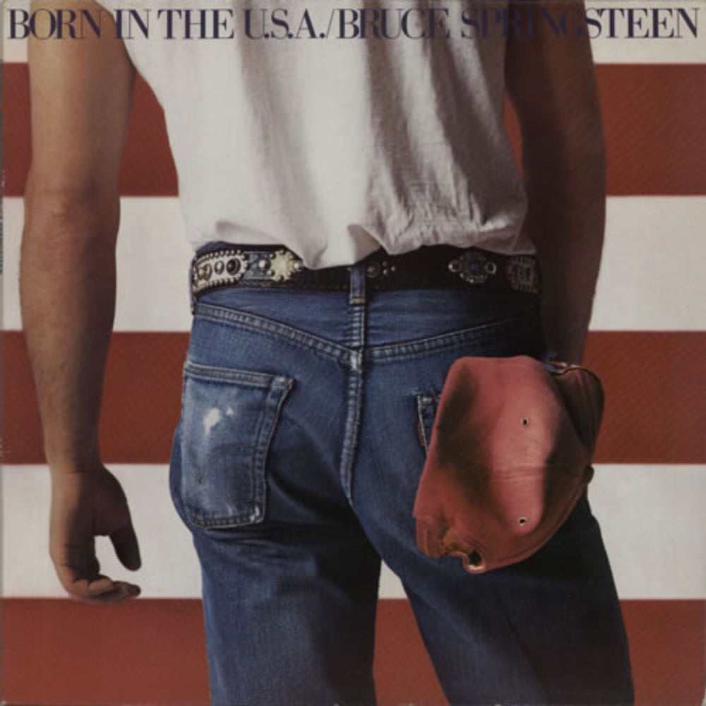 Bruce Springsteen Born In The U.S.A. Dutch vinyl LP album (LP record) 86304