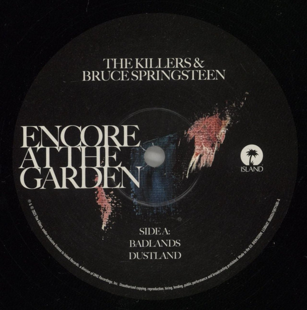 Bruce Springsteen Encore At The Garden - RSD25 UK 12" vinyl single (12 inch record / Maxi-single) SPR12EN876470