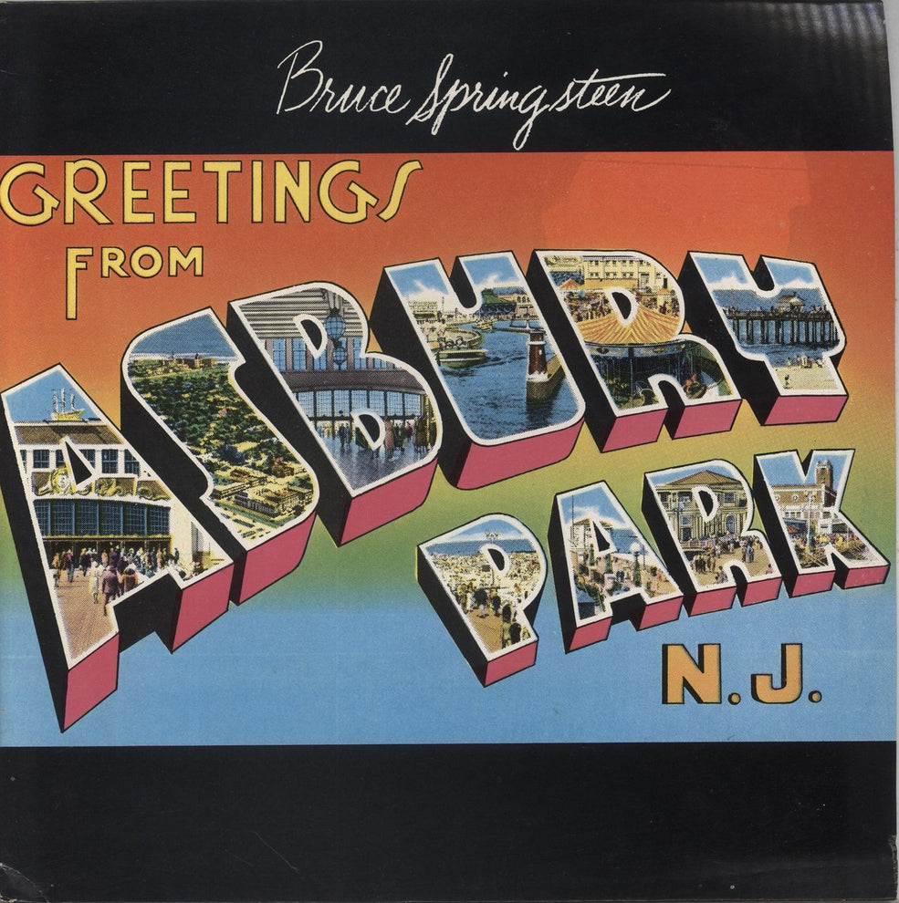 Bruce Springsteen Greetings From Asbury Park N.J. - Graduated UK vinyl LP album (LP record) 32210