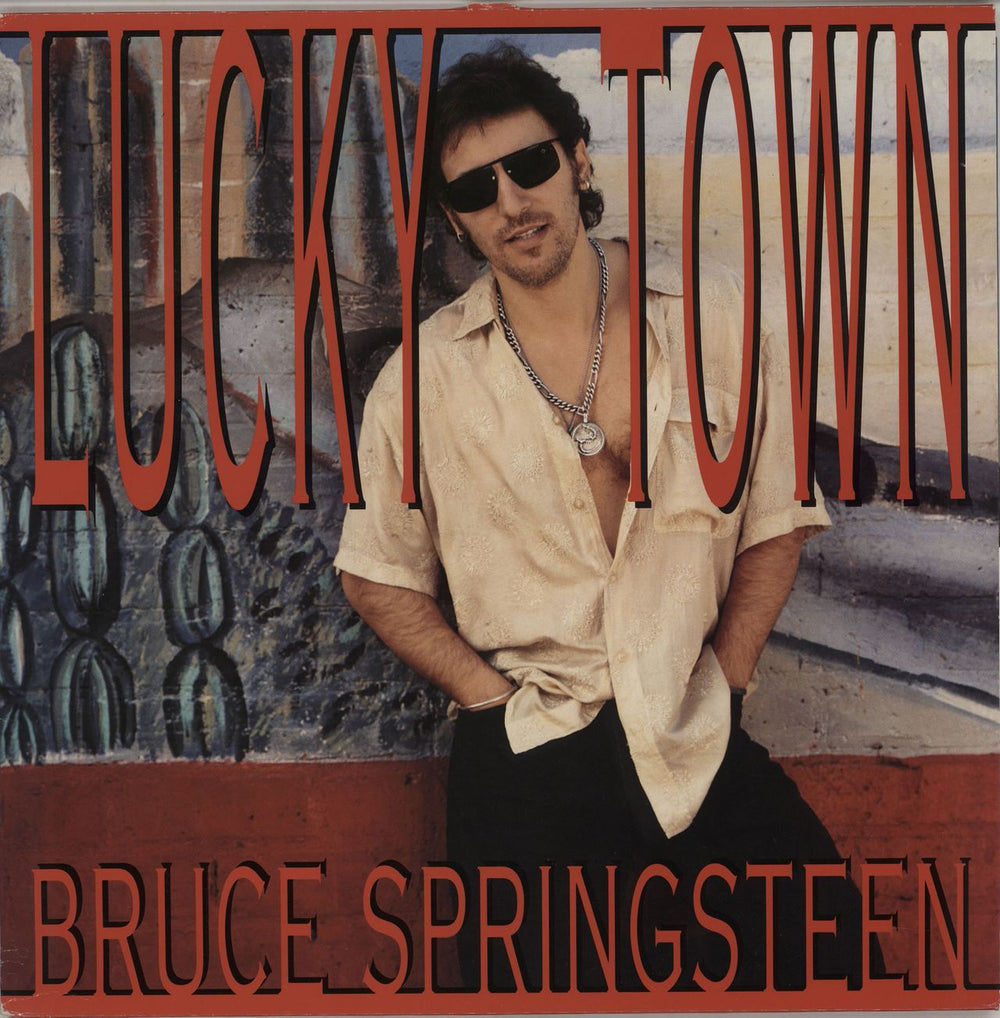Bruce Springsteen Lucky Town - EX Dutch vinyl LP album (LP record) 4714241