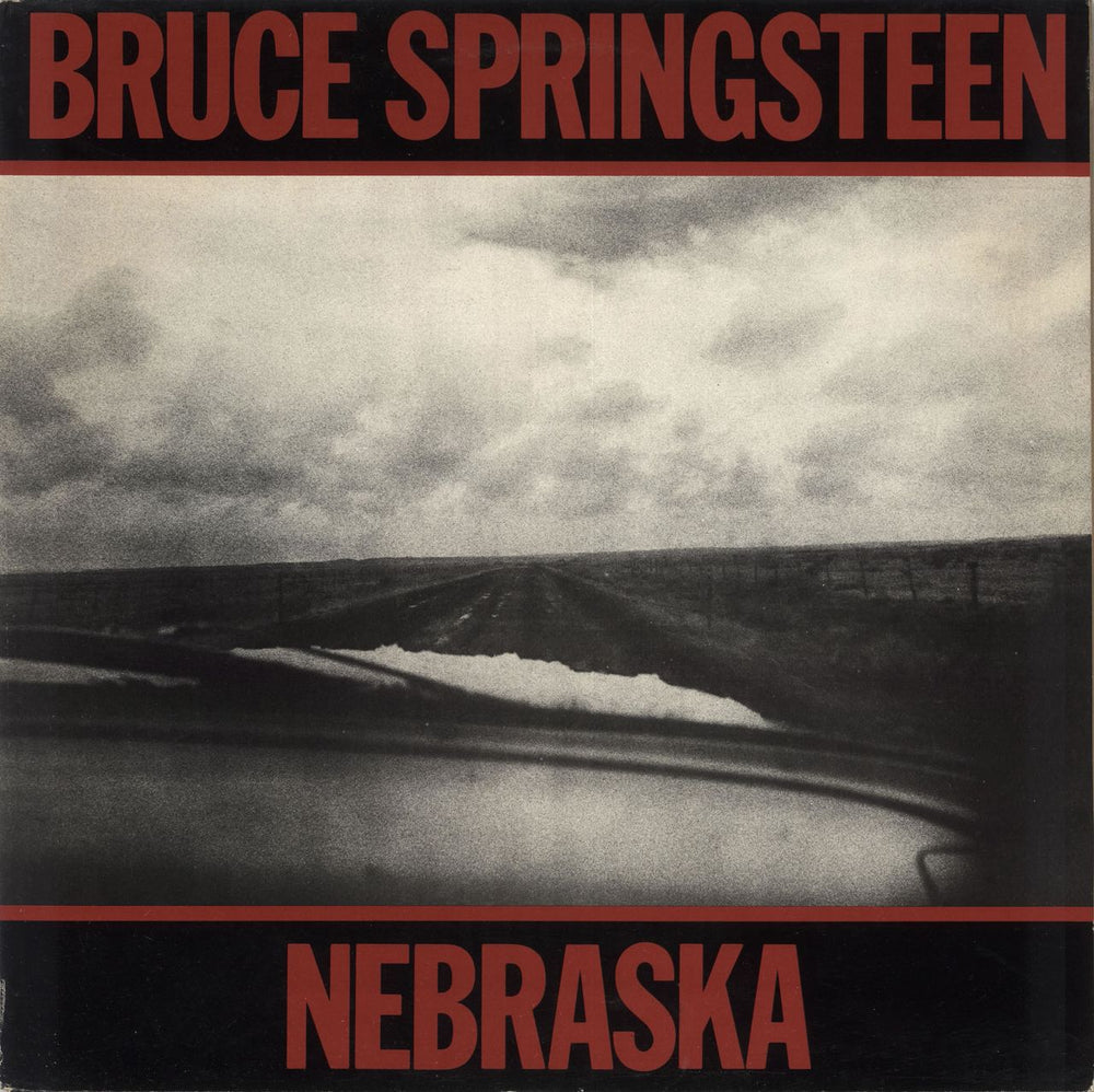 Bruce Springsteen Nebraska - Promo Stamped - EX UK Promo vinyl LP album (LP record) 25100