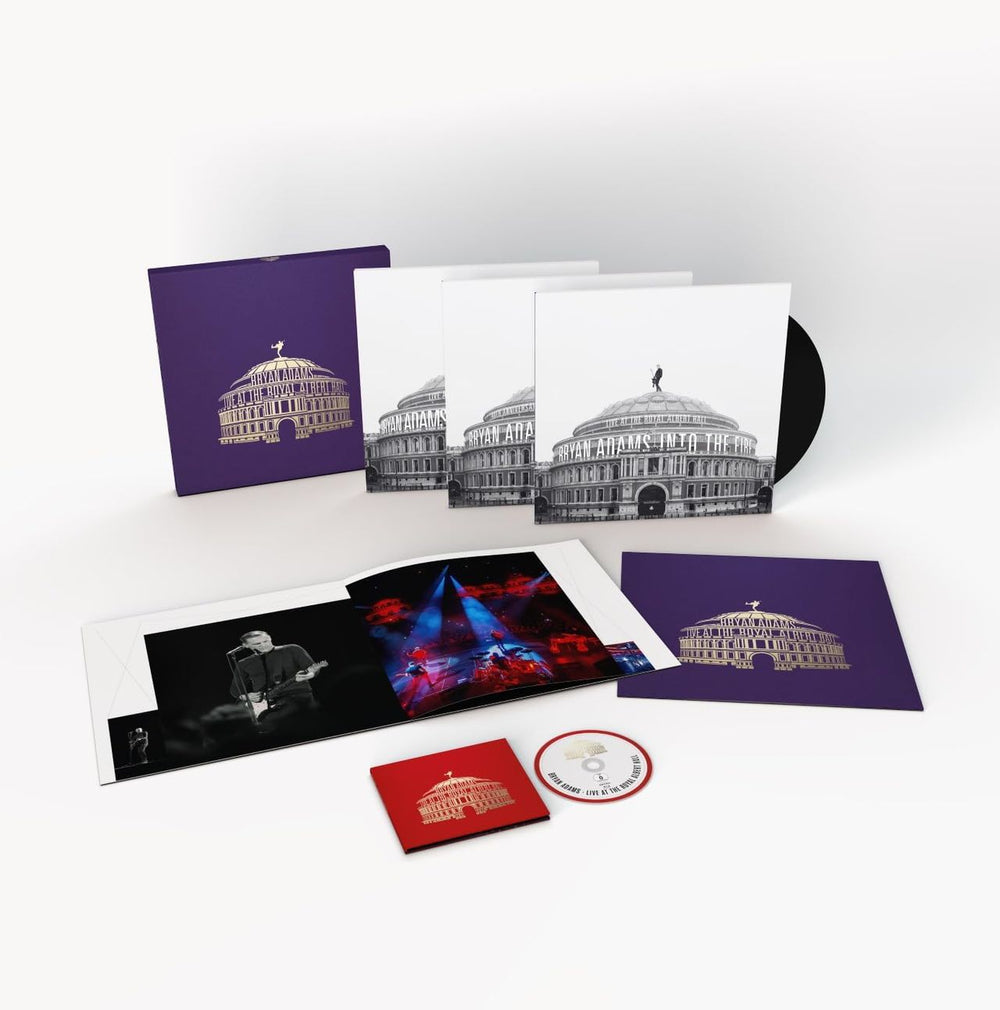 Bryan Adams Live At The Royal Albert Hall - Deluxe 4LP+Blu-Ray Disc Box Set - Sealed UK Vinyl Box Set ADAVXLI825479