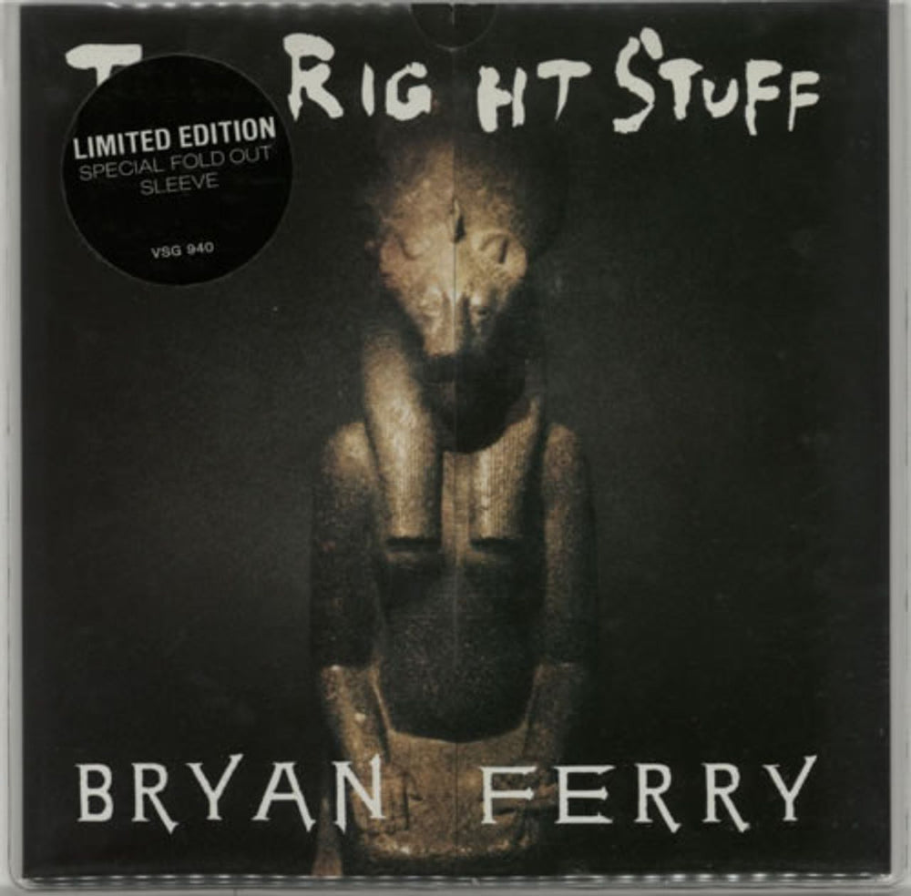 Bryan Ferry The Right Stuff - Fold Out Slv UK 7" vinyl single (7 inch record / 45) VSG940