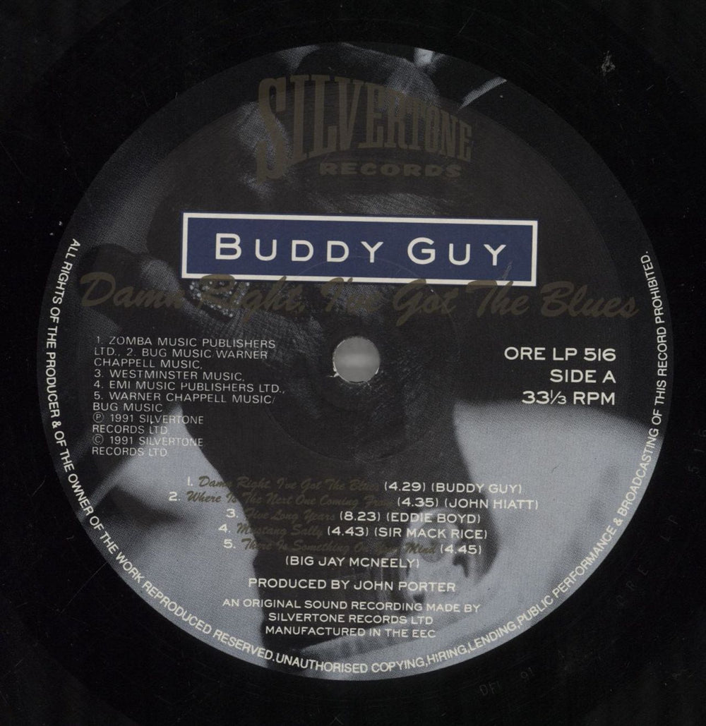 Buddy Guy Damn Right, I've Got The Blues - EX UK vinyl LP album (LP record) BGYLPDA755207