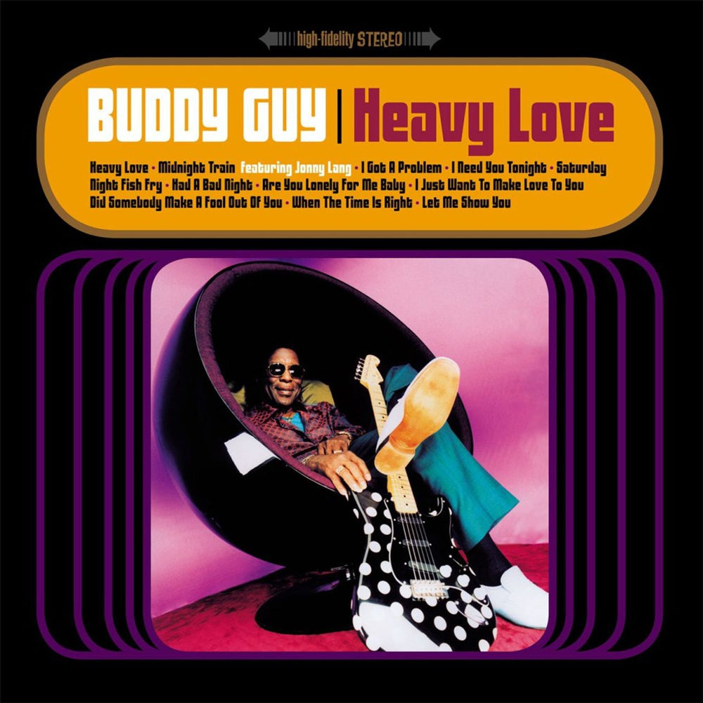 Buddy Guy Heavy Love - Pink & Purple Marbled Vinyl 180 Gram UK 2-LP vinyl record set (Double LP Album) BGY2LHE820400