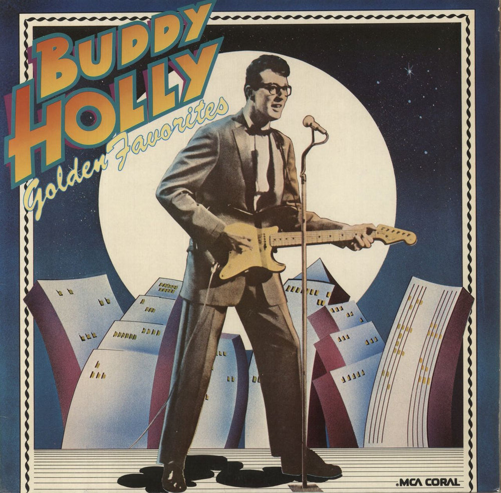 Buddy Holly Golden Favorites German vinyl LP album (LP record) 42-010