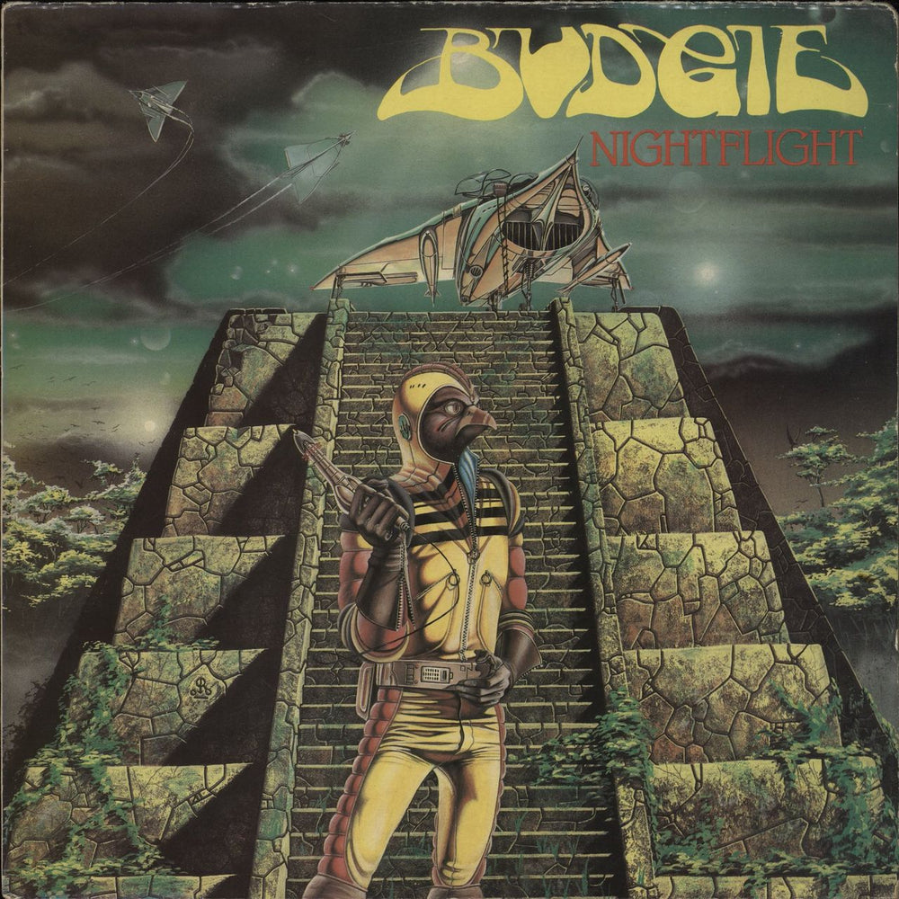 Budgie Nightflight - EX UK vinyl LP album (LP record) RCALP6003