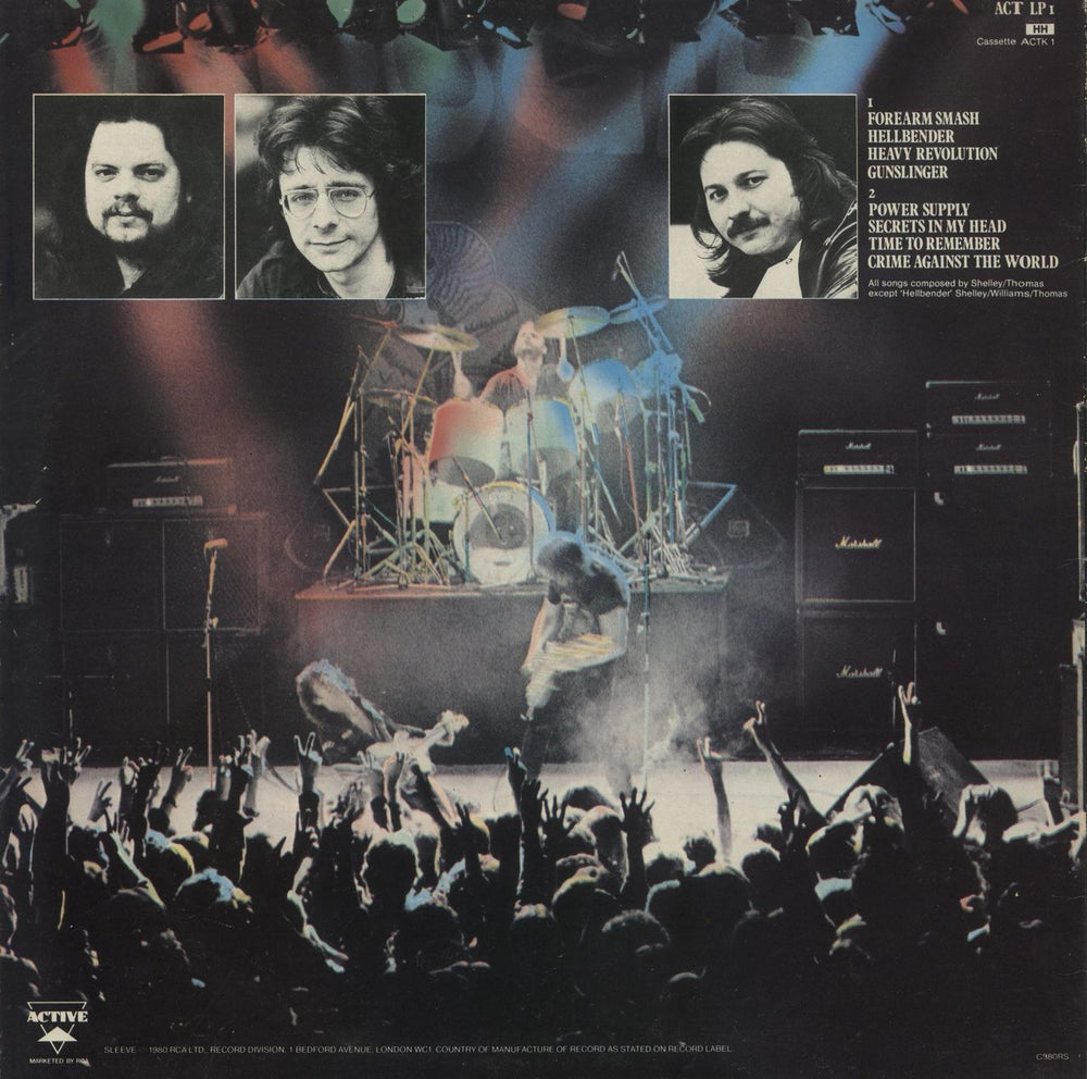 Budgie Power Supply UK vinyl LP album (LP record)