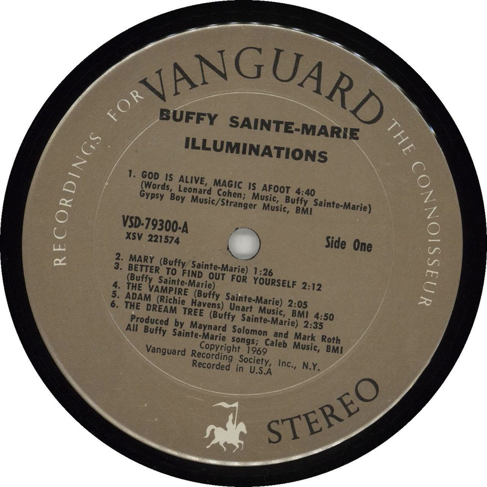 Buffy Sainte-Marie Illuminations US vinyl LP album (LP record)