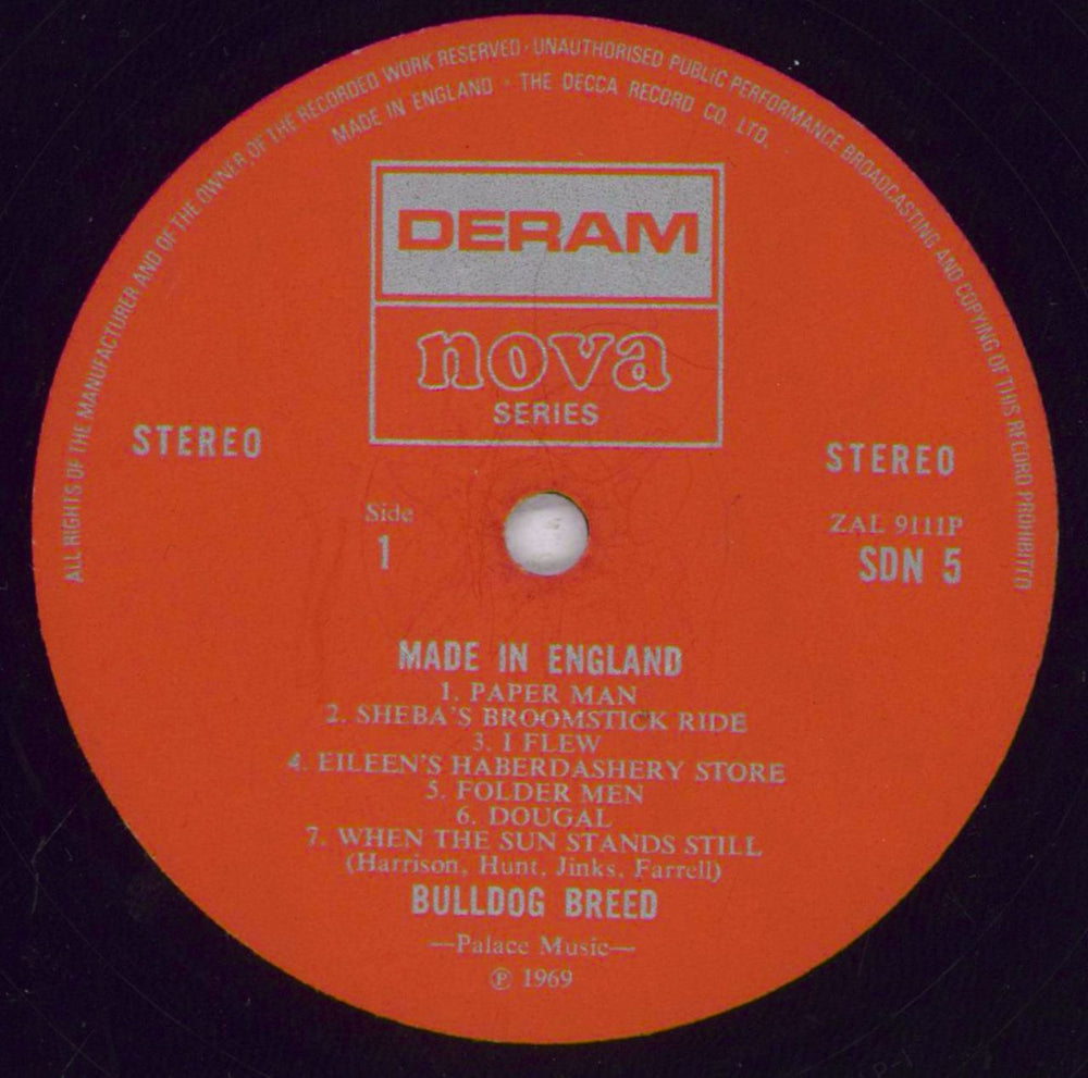 Bulldog Breed Made In England - 1st - G/VG UK Promo vinyl LP album (LP record) BU2LPMA832213