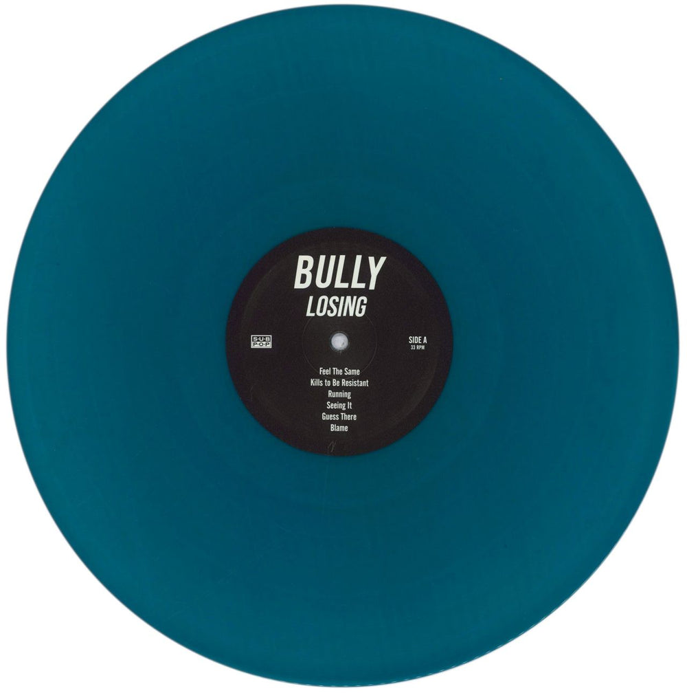 Bully Losing - Turquoise Vinyl US vinyl LP album (LP record) 20VLPLO840264