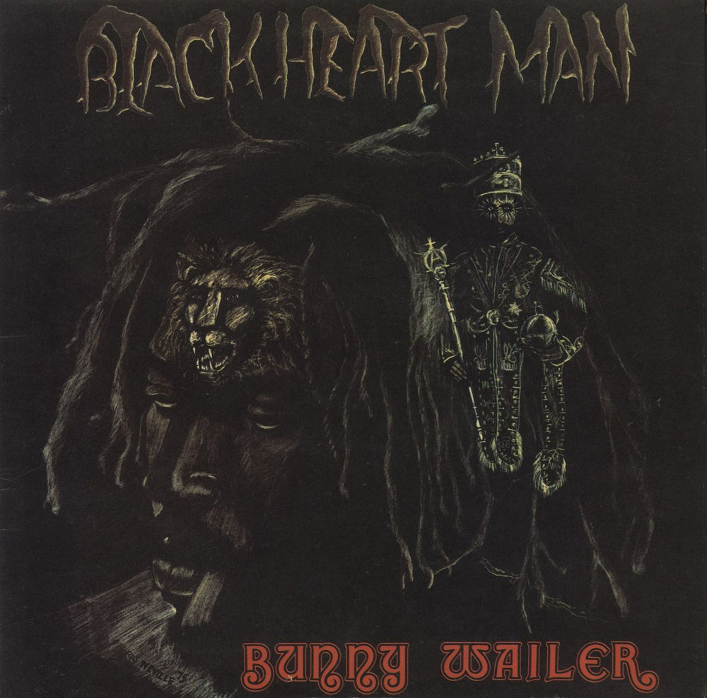 Bunny Wailer Blackheart Man - 1st UK vinyl LP album (LP record) ILPS9415