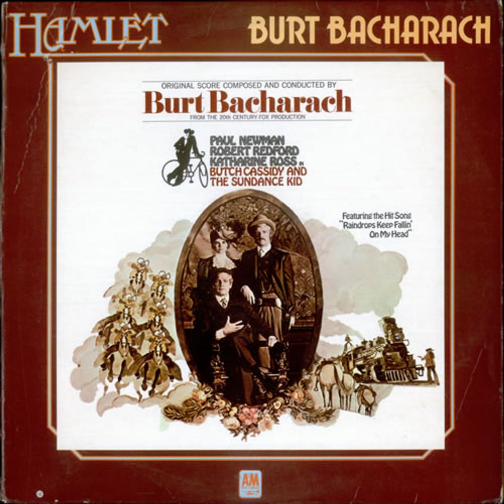 Burt Bacharach Butch Cassidy And The Sundance Kid UK vinyl LP album (LP record) AMLP8002