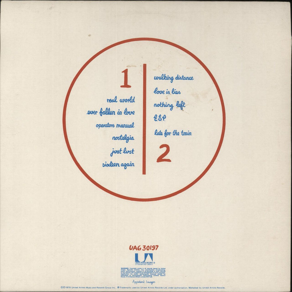 Buzzcocks Love Bites - 1st + Insert - EX UK vinyl LP album (LP record)