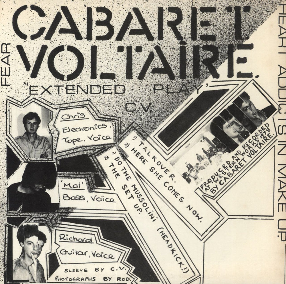 Cabaret Voltaire Extended Play EP - EX UK 7" vinyl single (7 inch record / 45)