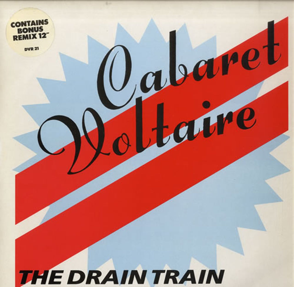 Cabaret Voltaire The Drain Train UK 12" vinyl single (12 inch record / Maxi-single) DVR21