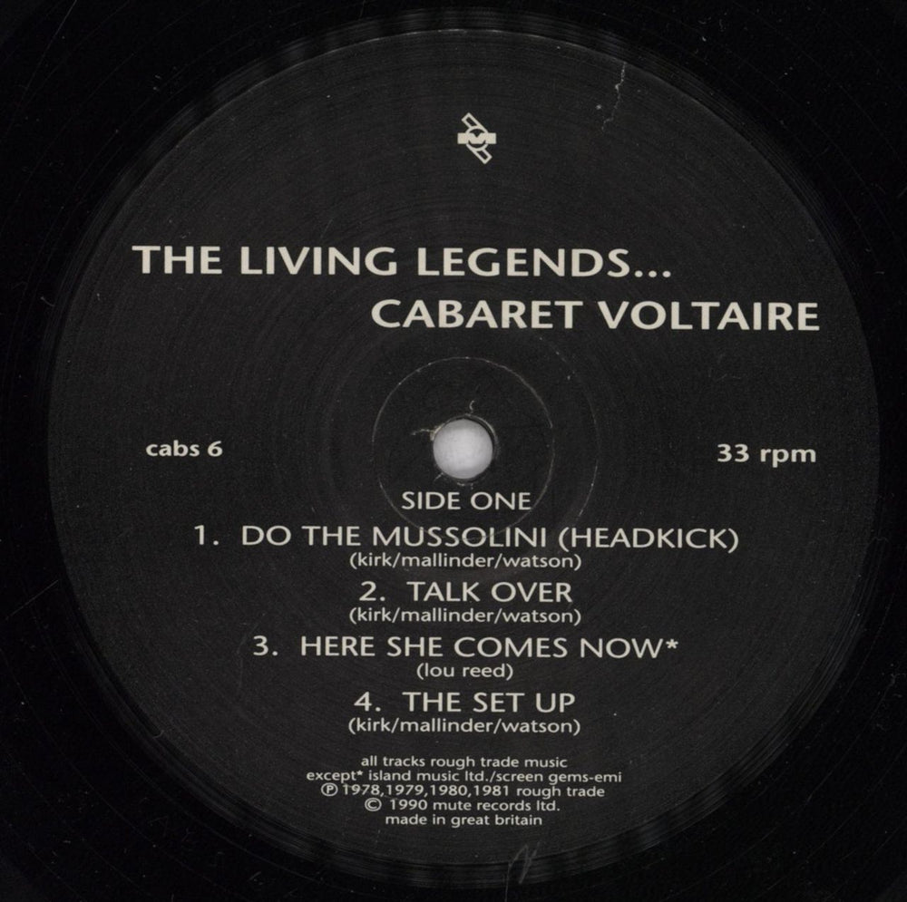 Cabaret Voltaire The Living Legends... UK 2-LP vinyl record set (Double LP Album) VOL2LTH839071