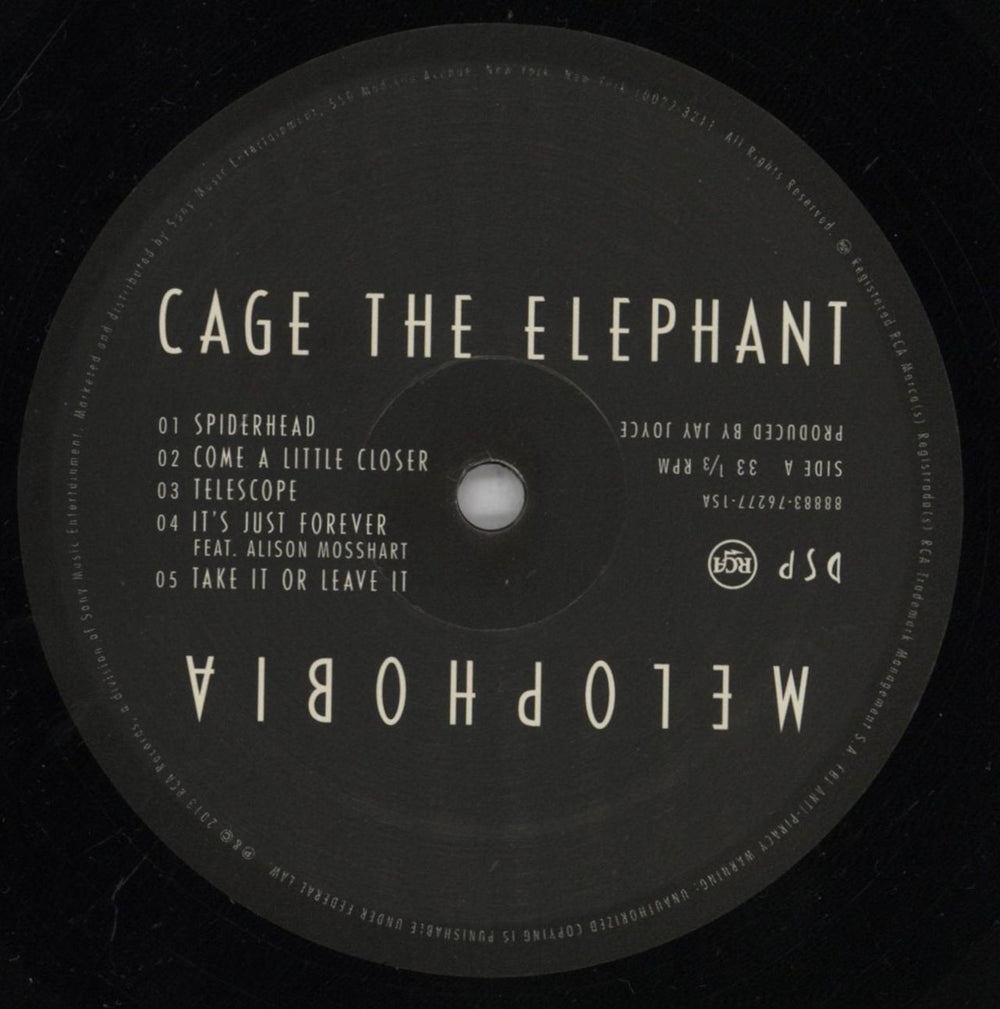 Cage The Elephant Melophobia US vinyl LP album (LP record) CG3LPME835439