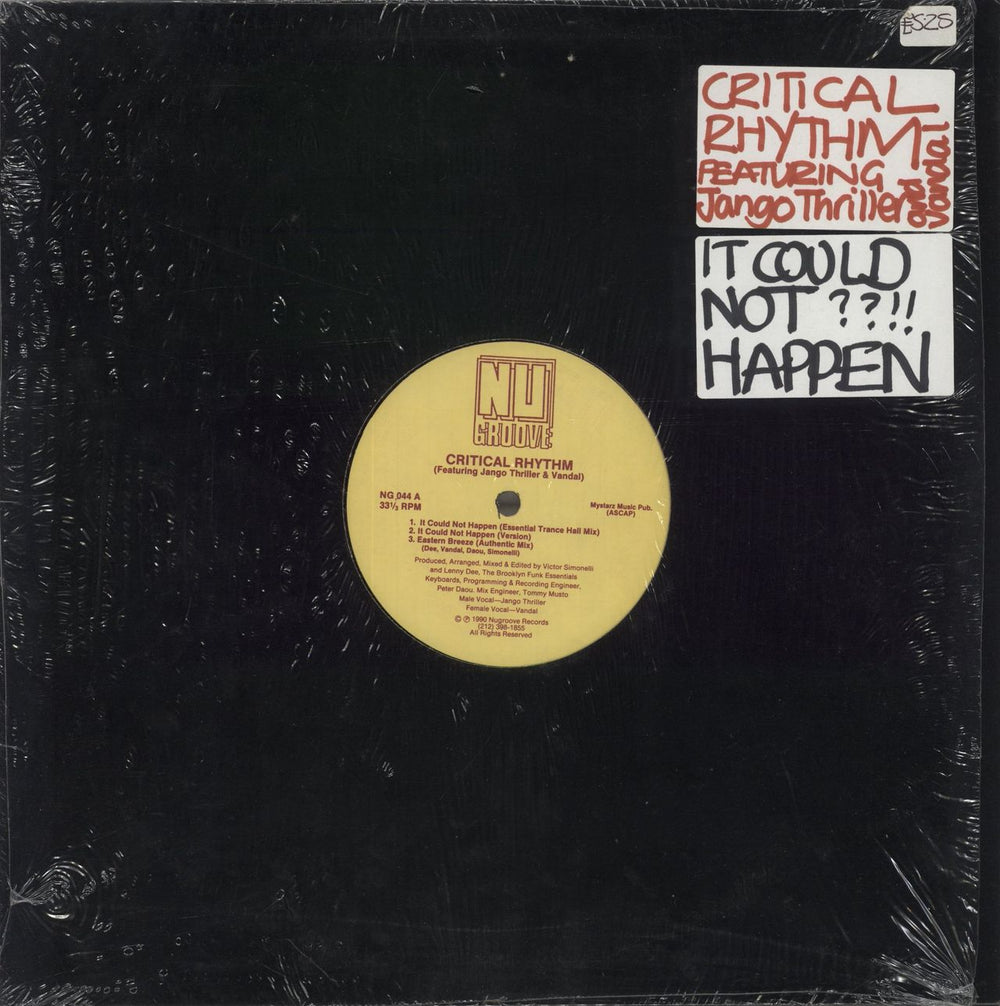 Camacho's Project Slave US 12" vinyl single (12 inch record / Maxi-single) NG044