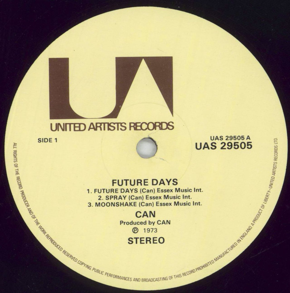 Can Future Days - EX UK vinyl LP album (LP record) C+NLPFU855577