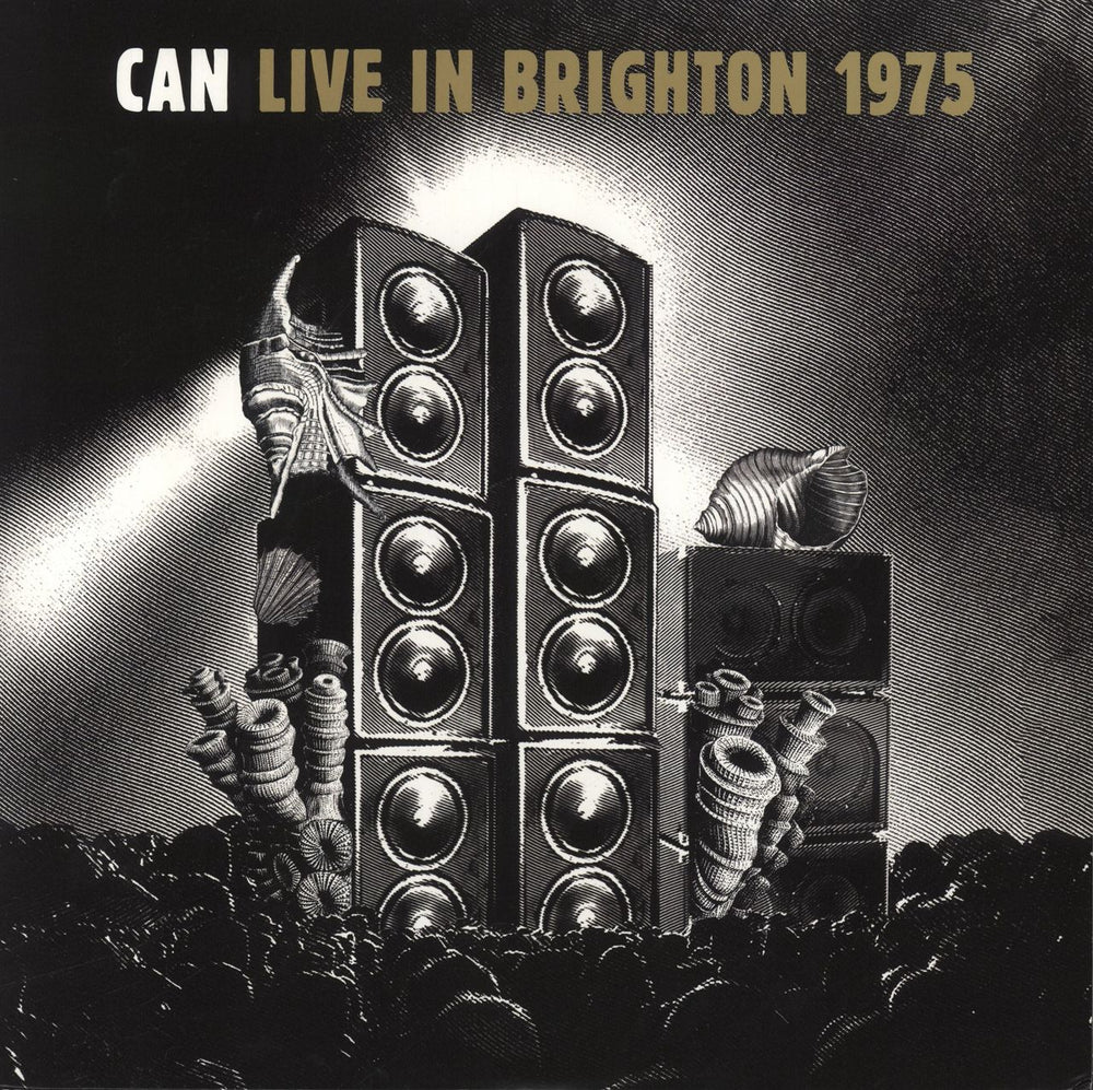 Can Live In Brighton 1975 - Inca Gold Vinyl UK 3-LP vinyl record set (Triple LP Album) SPOON64