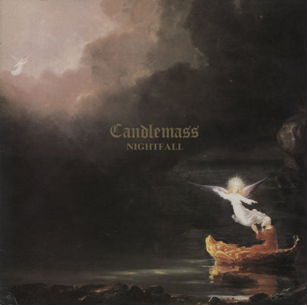 Candlemass Nightfall - EX UK vinyl LP album (LP record) AXISLP3