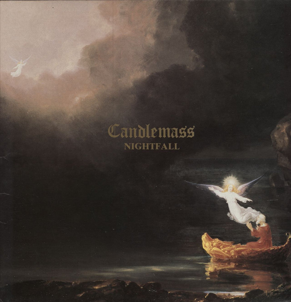 Candlemass Nightfall UK vinyl LP album (LP record) AXISLP3