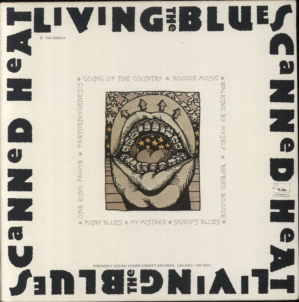 Canned Heat Living The Blues French 2-LP vinyl record set (Double LP Album) 2C170-53858/9
