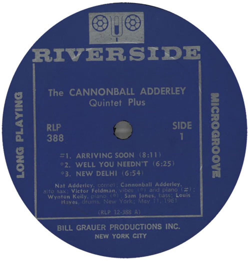 Cannonball Adderley Plus US vinyl LP album (LP record) ERLLPPL583464