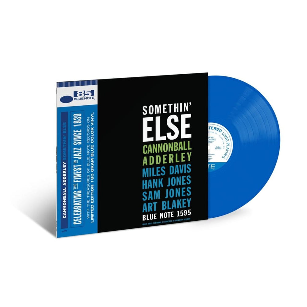 Cannonball Adderley Somethin' Else - Blue Note 85 Series 180 Gram Blue Vinyl - Sealed UK vinyl LP album (LP record) ERLLPSO841616