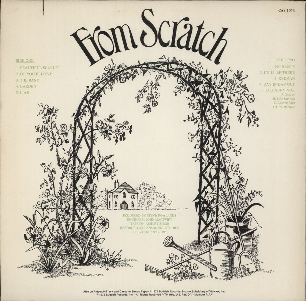 Capability Brown From Scratch - VG US vinyl LP album (LP record)