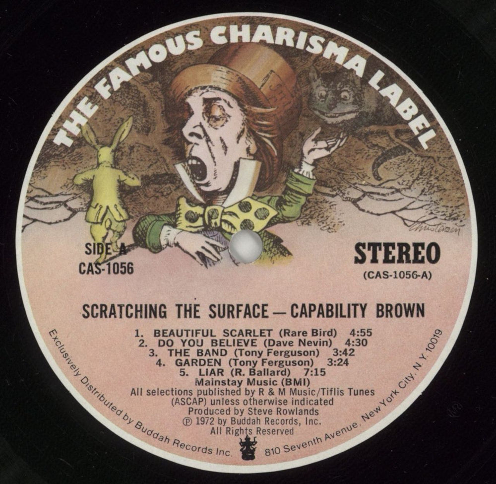 Capability Brown From Scratch - VG US vinyl LP album (LP record) CPBLPFR867669