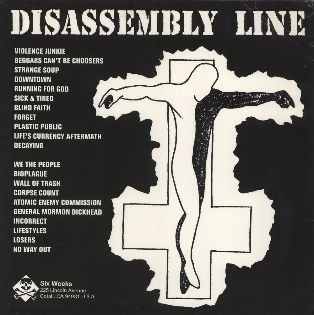 Capitalist Casualties Disassembly Line US vinyl LP album (LP record)