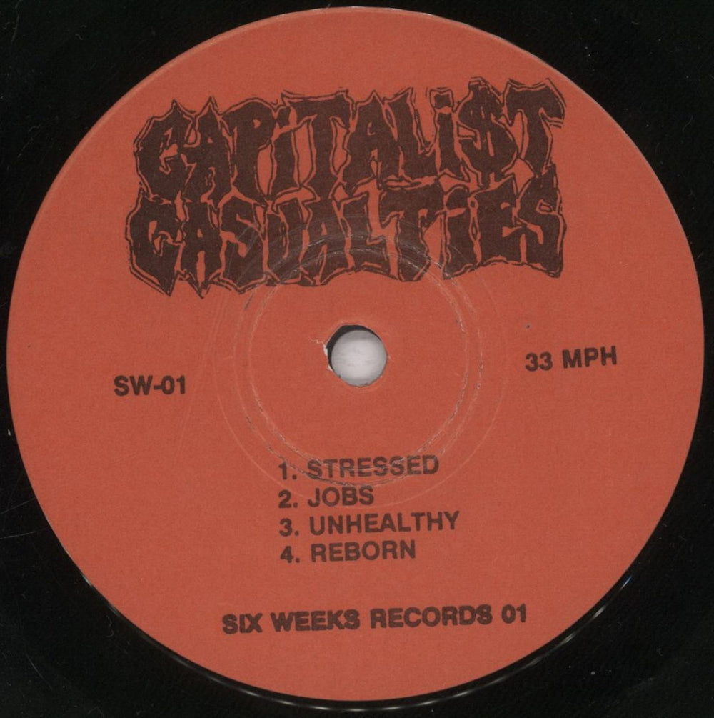 Capitalist Casualties Split Personality EP US 7" vinyl single (7 inch record / 45) 7B407SP836456